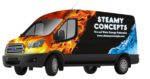 Water Damage and Mold Remediation Removal Van in Casa Grande